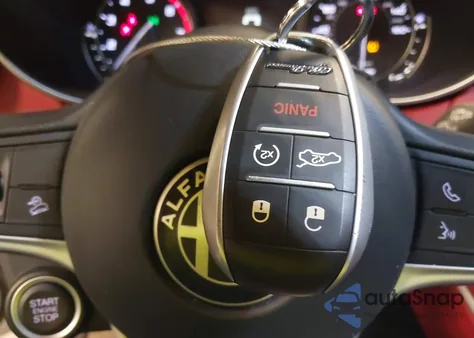 2018 Alfa Romeo Stelvio Ti Sport Awd z USA, uszkodzony, nr VIN ZASFAKNN6J7C00890